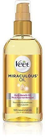 Veet Miraculous Pre And Post Removal Hair Oil 100 Ml Pack Of 1