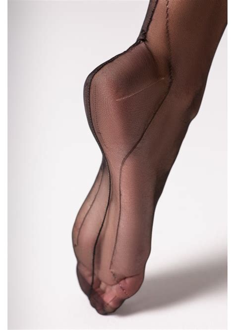 Fully Fashioned Nahtnylons Lib Ration Mit Transparenter Ferse