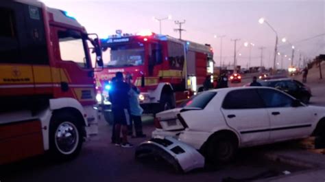 Triple colisión vehicular deja a cinco lesionados en Antofagasta