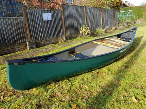 Wenonah Prospector 16ft Royalex Canoe And Two Paddles For Sale From