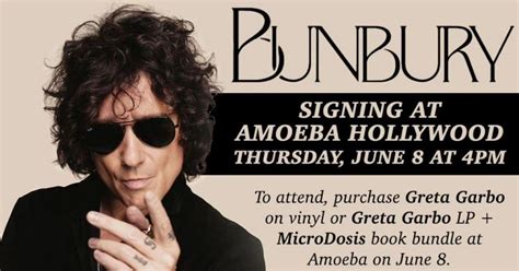 Bunbury firmará en la tienda de discos más famosa del mundo