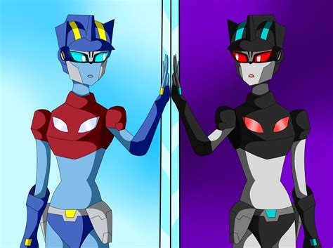 Fembot Optimus Prime And Nemesis Prime By Crystalwarrior32 On Deviantart