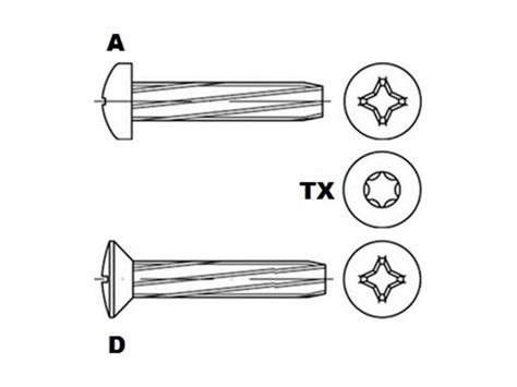 DIN 7516 Thread Cutting Screws With Semicircular Milled And Lenticular