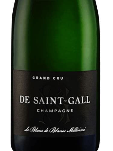 Champagne de Saint Gall Le Blanc de Blancs Millésime Champagne Grand