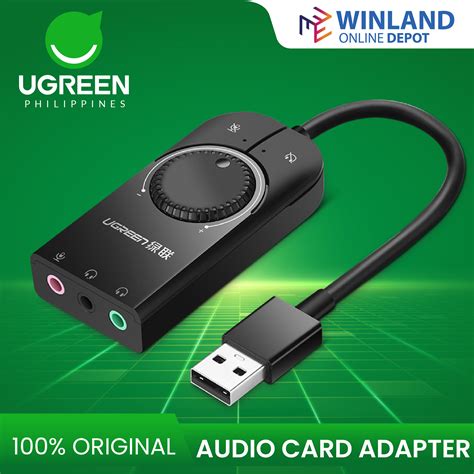 UGREEN By Winland USB External Stereo Sound Card Audio Card Adapter