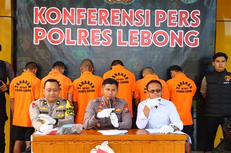 Musang Nala 1 2024 Polres Lebong Ringkus 6 Tersangka Pencurian Dengan