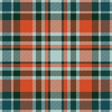 Fondo De Tartan A Cuadros De Textura Vectorial De Tela Con Un Patrón Textil De Control Sin