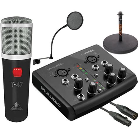 Behringer Tube Microphone and Preamp Tabletop Vocal Production