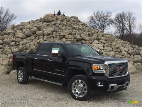 2015 Onyx Black GMC Sierra 2500HD Denali Crew Cab 4x4 #100889685 Photo ...