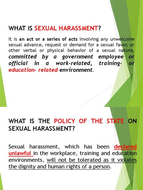 Ra 7877 Presentation Download Free Pdf Sexual Harassment Harassment