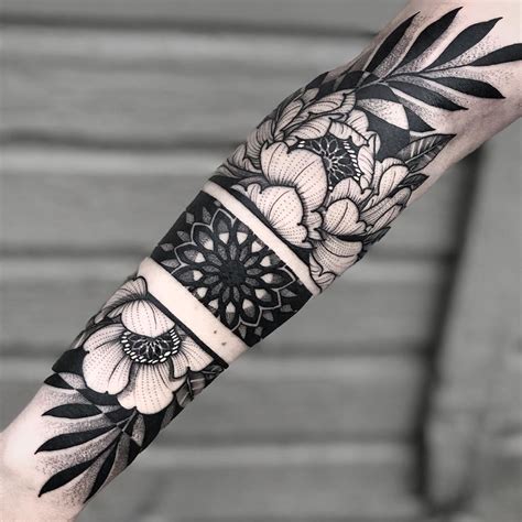 geometric mandala tattoo design