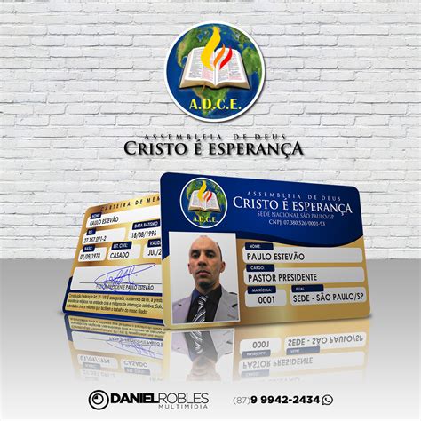 Credencial Para Membros De Igreja