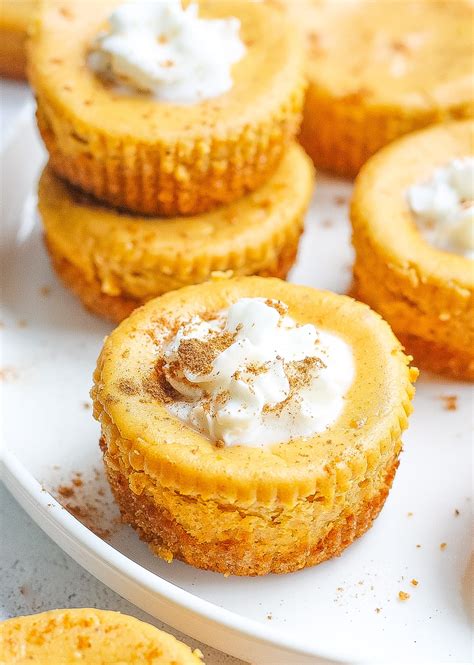 Mini Pumpkin Cheesecake Bites Easy Fall Dessert