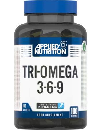 APPLIED NUTRITION TRI OMEGA 3 6 9 100 SOFTGELS