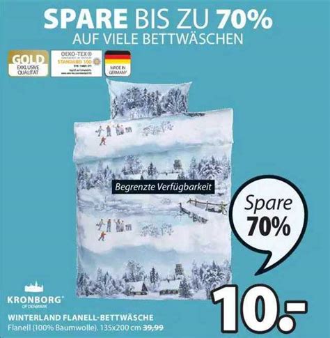 Kronborg Winterland Flanell bettwäsche Angebot bei Jysk 1Prospekte de