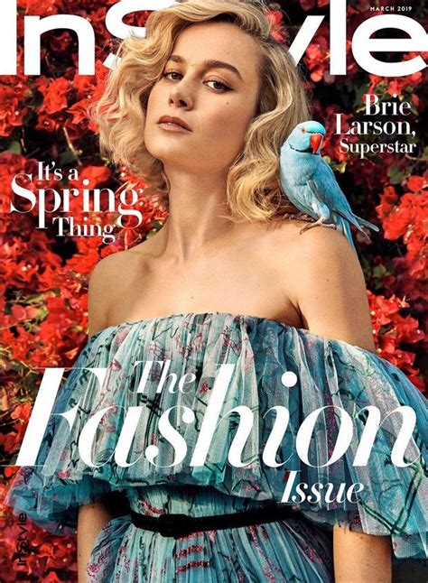 Brie Larson Stars In The Cover Story Of Instyle Magazine March 2019 Issue