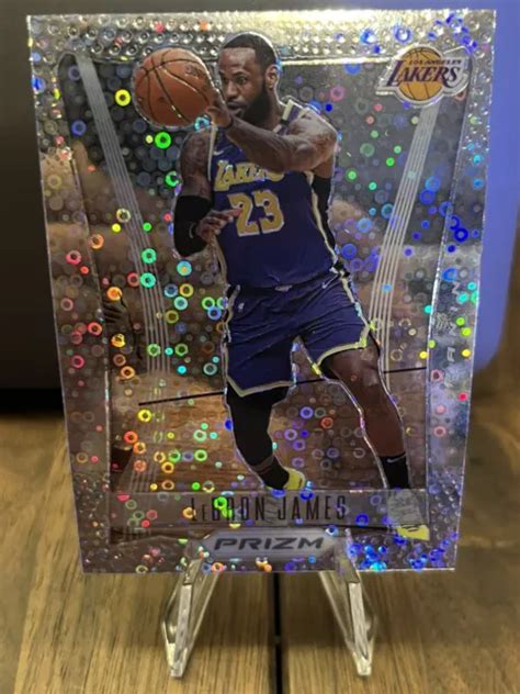 LEBRON JAMES SILVER Disco Prizm Flashback Retro 2020 2021 Prizm Fast