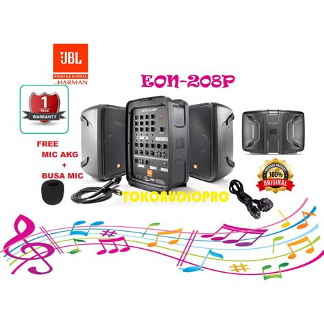 Jual Jbl Eon P Portable Watt Powered Pa System Speaker Aktif