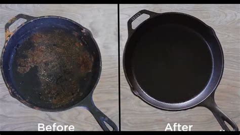 How To Clean And Restore A Cast Iron Skillet Youtube