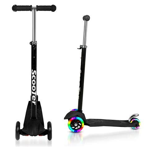 Trottinette Pour Enfants Pliable Avec Led Roues Lumineuses Scooter