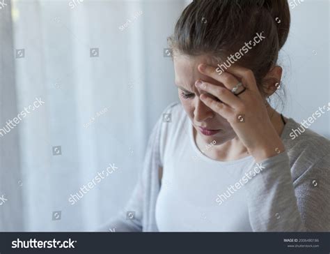 Sad Lonely Woman Crying Home Alone Stock Photo 2006480186 Shutterstock