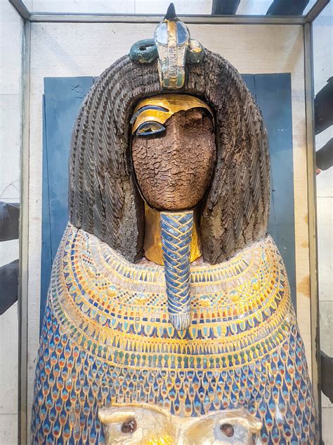 Akhenatens Coffin Lid On Display At The License Image 13923369