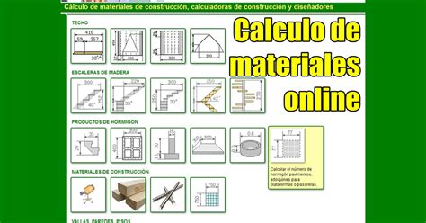 Cálculo De Materiales De Construcción ¡¡online Requisitos Y Mas Info AquÍ 👉