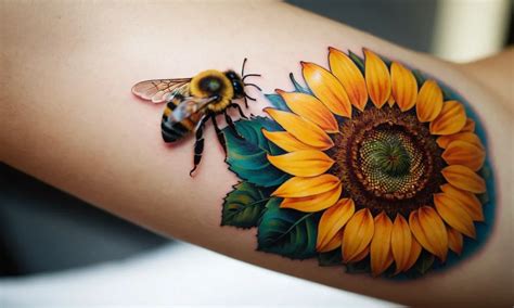 Sunflower And Bee Tattoo Meaning: A Comprehensive Guide - Christian Website