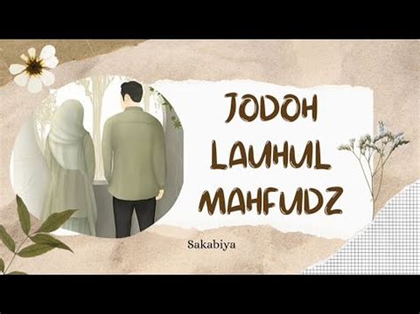 Jodoh Lauhul Mahfudz Kamu Bukan Siapa Siapa Youtube