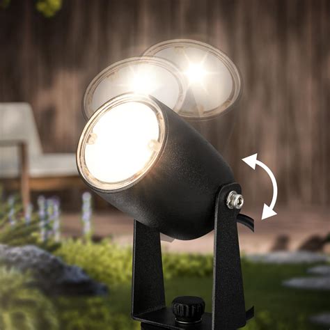 Briloner Iris Extensionset Projecteur De Jardin Led Avec Piquet De