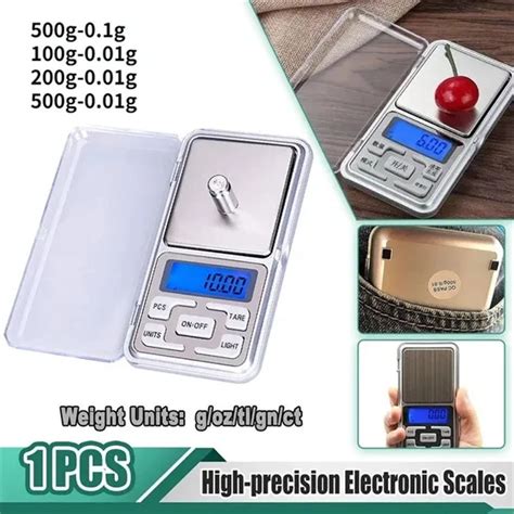 Electronic Digital Pocket Scale 0 01g Precision Mini Jewelry Weighing