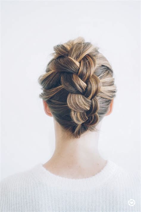 Braided Updo, Braided Hairstyles, Short hairstyles, Braids, French ...