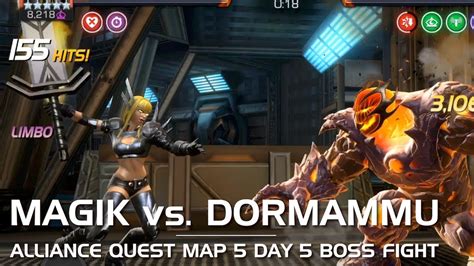 The Magik Power Magik Vs 50k Dormammu Aq Map 5 Day 5 Boss Fight