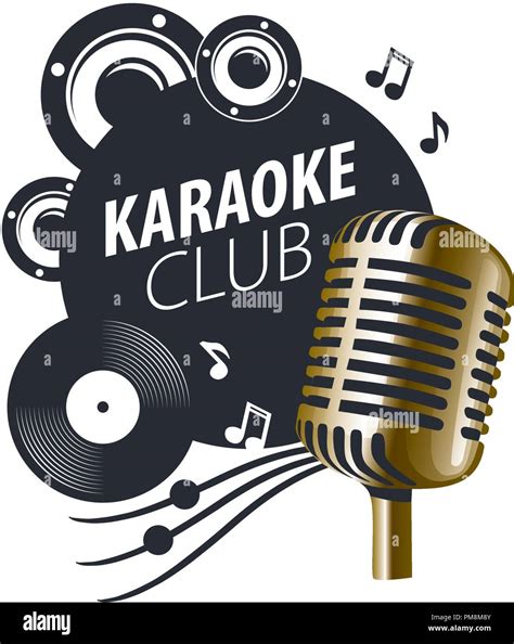 Vector Logo Karaoke Stock Vector Image And Art Alamy