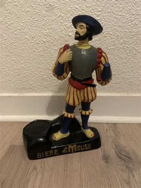 ANCIENNE FIGURINE PUBLICITAIRE Biere La Meuse Annees 50 Bar Bistrot 32