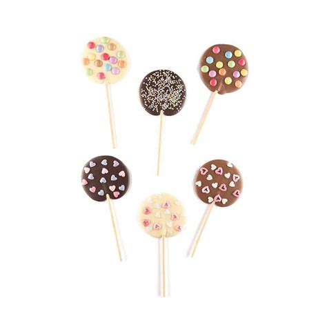 Choc O Lait Lolly Sucettes En Chocolat Au Lait 30g X24