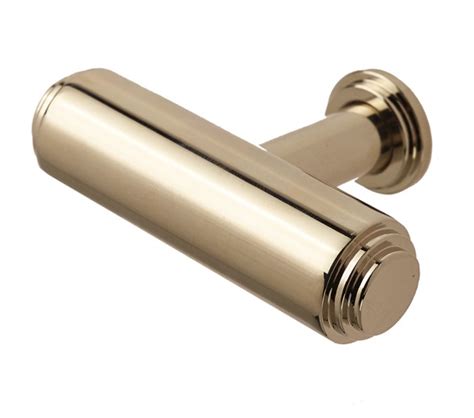 Frelan Hardware Burlington Belgrave T Bar Cupboard Knob Polished