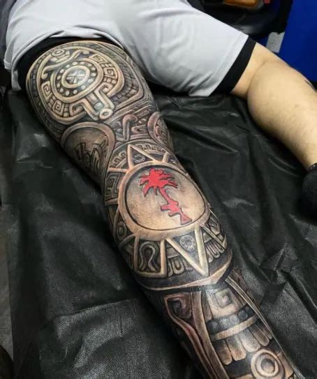 Aggregate More Than Aztec Half Sleeve Tattoos Latest In Cdgdbentre