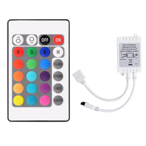 Keys Remote Control Dc V Led Controller Rgb Control Box Ir Light