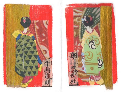 artjuvenation: Accordion Foldout Book - Asian Inspired - 08 and 09