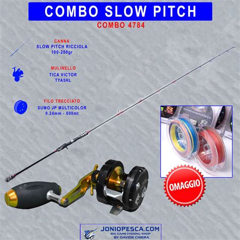 Combo Slow Pitch Ricciola Slow Pitch Tica Victor Jonio Pesca Di