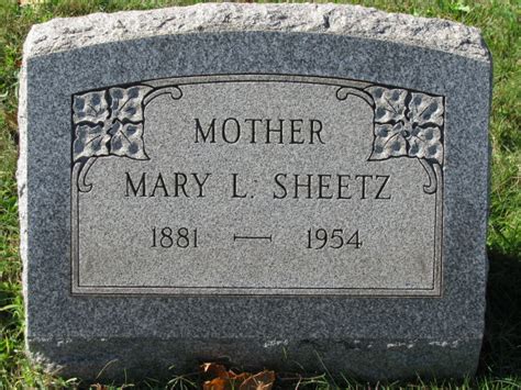 Mary Louisa Yerger Sheetz 1881 1954 Find A Grave Memorial