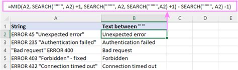 How To Extract Text Between Two Text Strings In Excel Free Excel