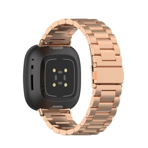 Metallarmband Fitbit Versa Sense Rose Guld