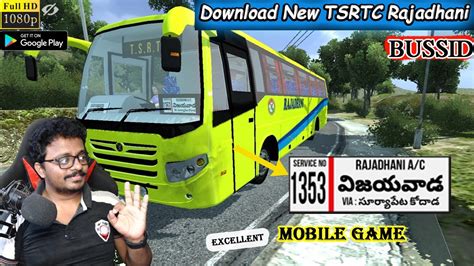 How To Download Tsrtc Rajadhani Bus Mod In Bus Simulator Indonesia