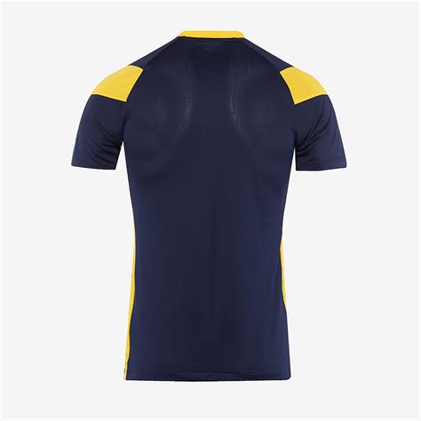 Maillot Nike Dri FIT Park Derby III SS Bleu Marine Minuit Jaune Blanc