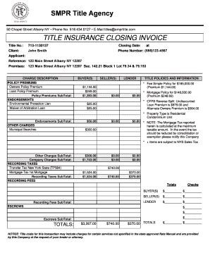 Insurance Invoice Template Pdf Template