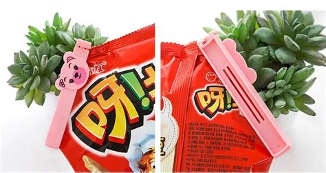 4 шт. популярные милые Мультяшные кухонные зажимы зажим для ...