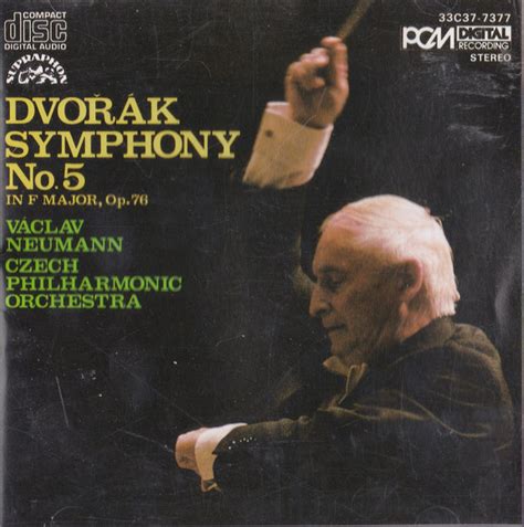 Dvořák Václav Neumann Czech Philharmonic Orchestra Symphony No 5