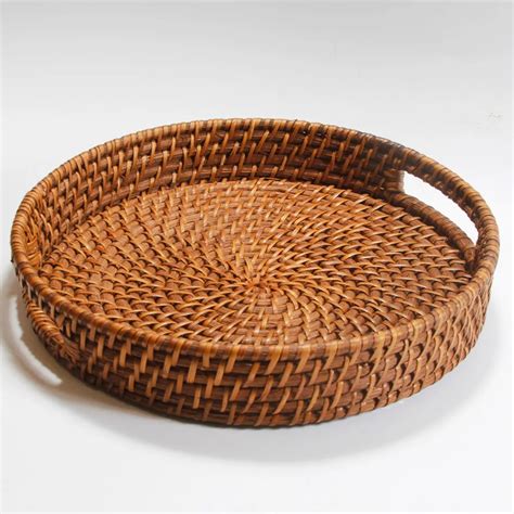 Vietnam Natural Eco Friendly Woven Bamboo Wicker Rattan Serving Storage